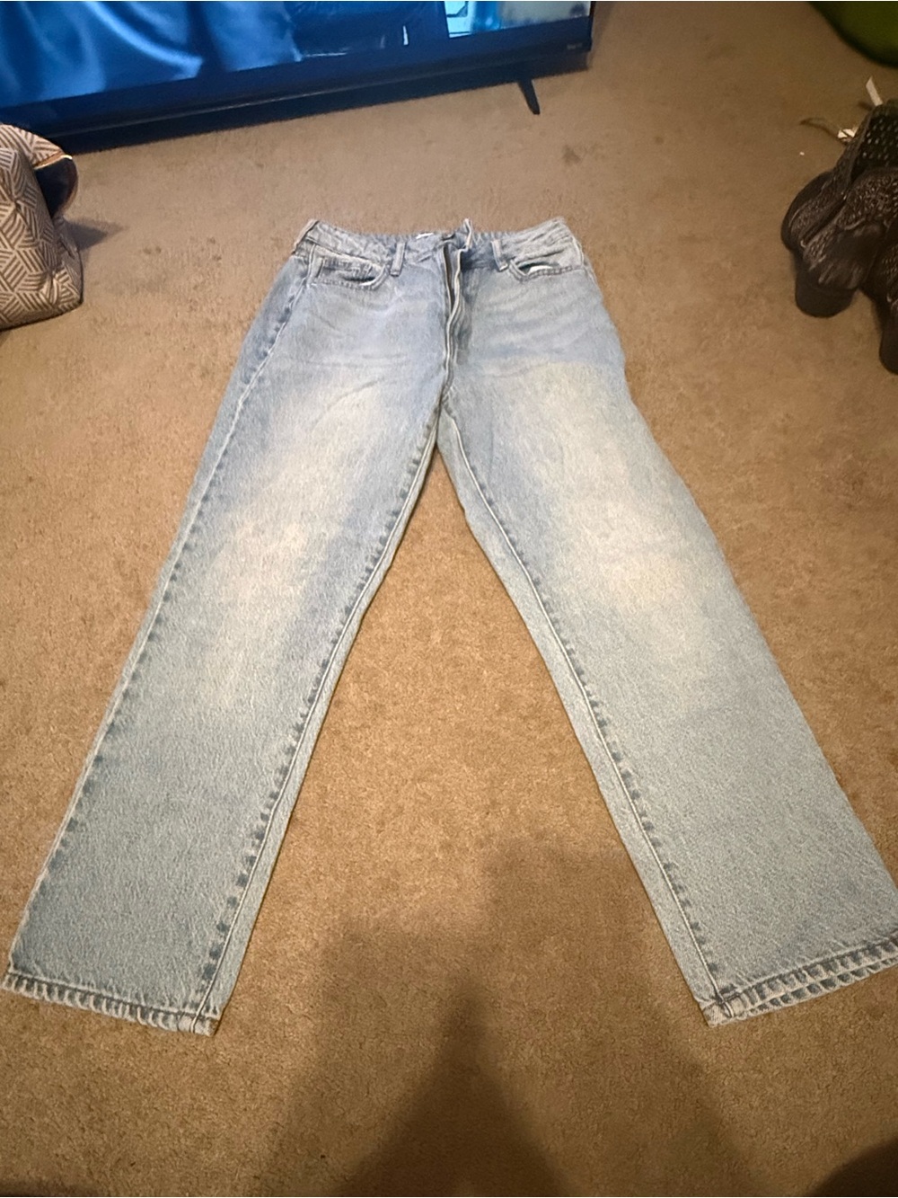 PacSun Light Blue Men's Straight Jeans